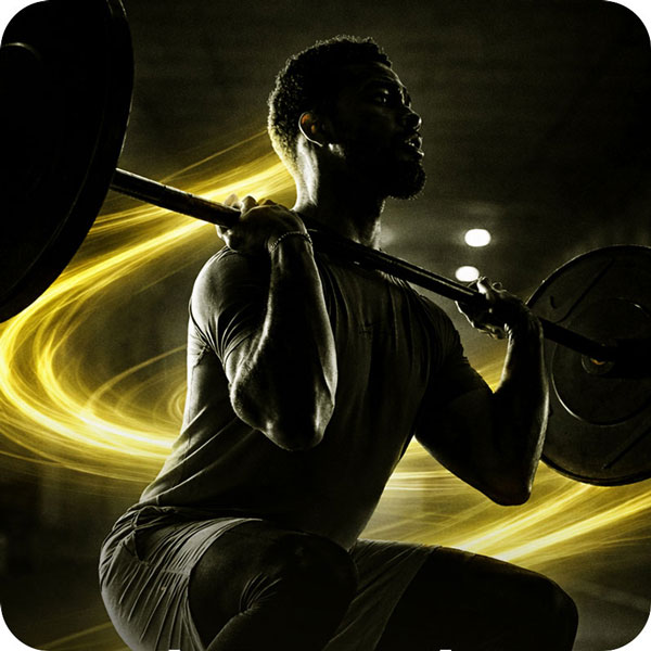 Athlete staying properly hydrated during intense workout session